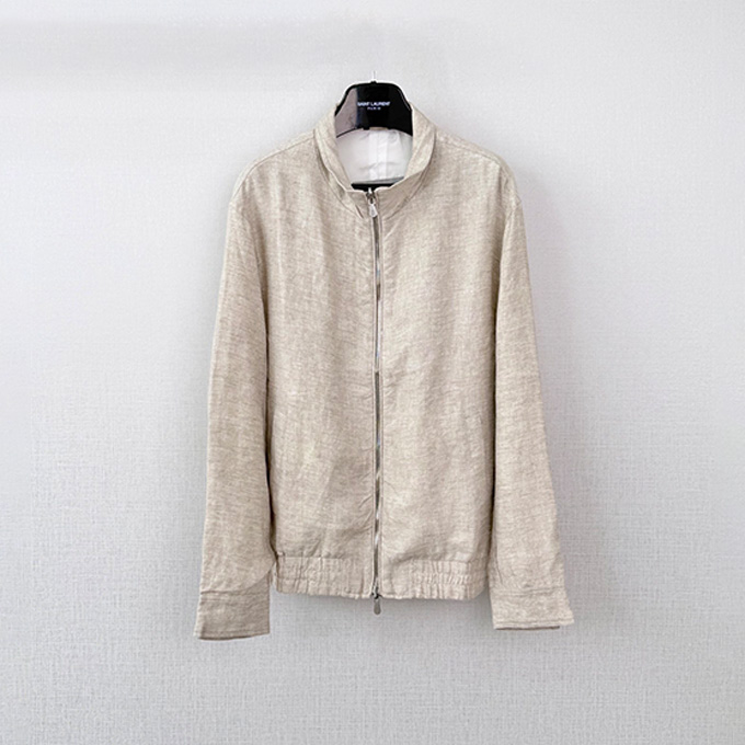 brunello cucinelli linen bomber jacket